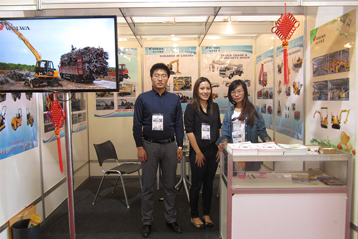 沃尔华集团参加2015巴西国际工程机械展会