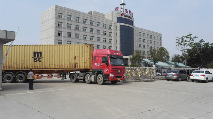 沃尔华集团一批混凝土施工设备顺利出口南非